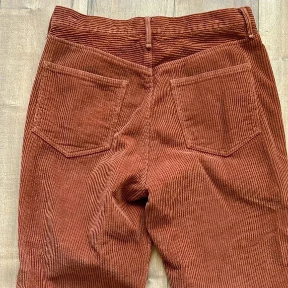Rag & Bone Dylan Corduroy Ankle Burnt Orange Sz 29 - Picture 8 of 9